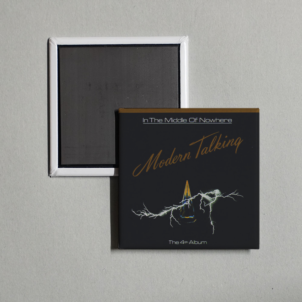Modern Talking - In The Middle Of Nowhere Album Cover Fridge Magnet