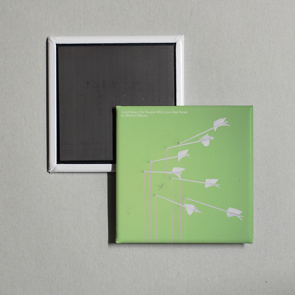 Modest Mouse - Good News For People Who Love Bad News Album Cover Fridge Magnet