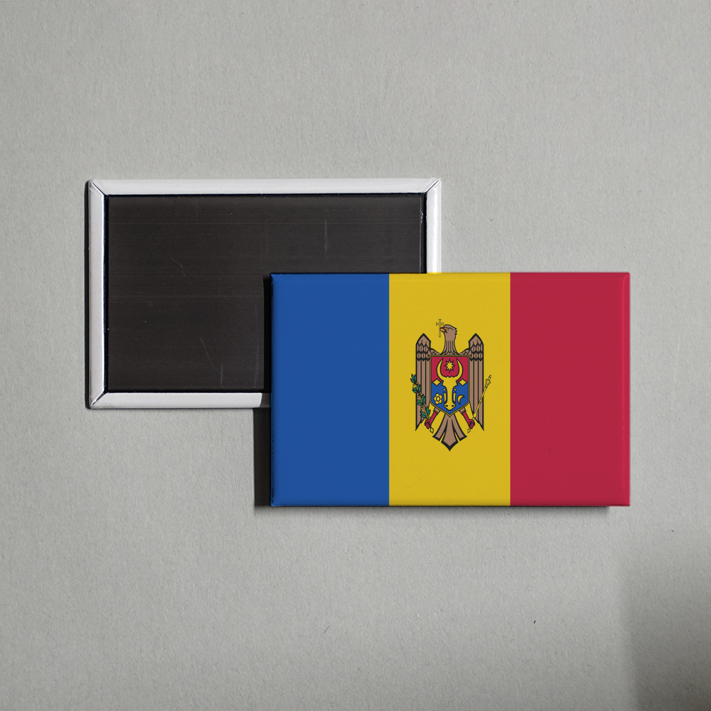Moldova Flag Fridge Magnet