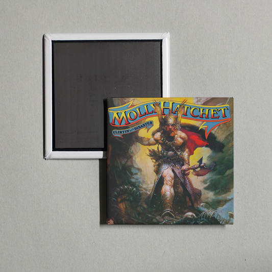Molly Hatchet - Flirtin' With Disaster Album Cover Fridge Magnet