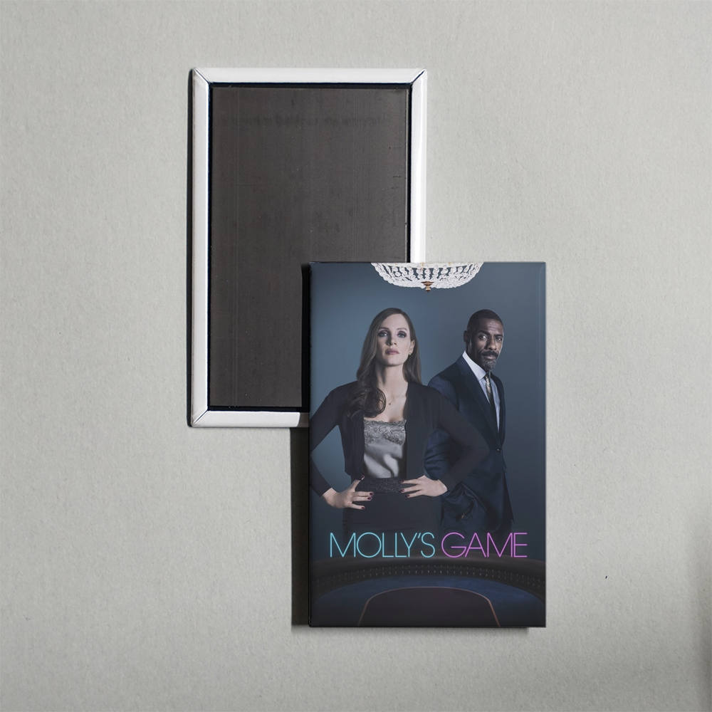 Molly's Game Mini Movie Fridge Magnet