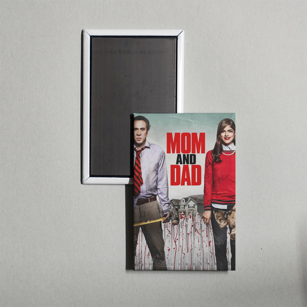 Mom and Dad Mini Movie Fridge Magnet
