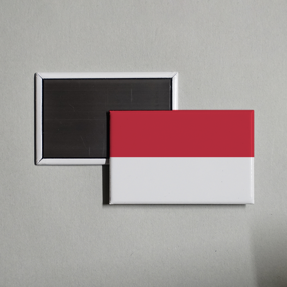 Monaco Flag Fridge Magnet