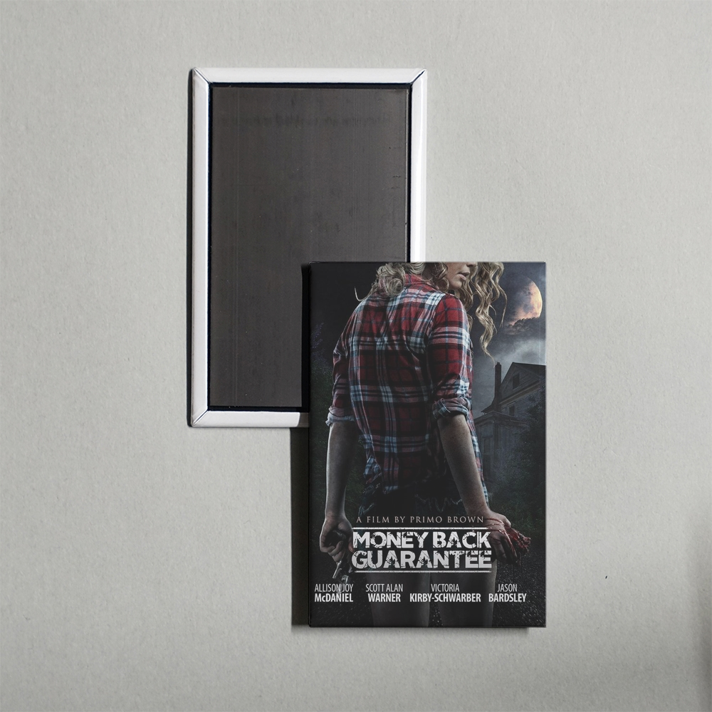 Money Back Guarantee Mini Movie Fridge Magnet