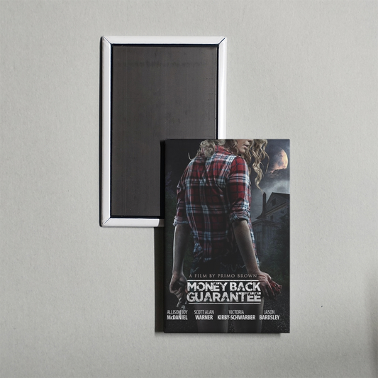 Money Back Guarantee Mini Movie Fridge Magnet