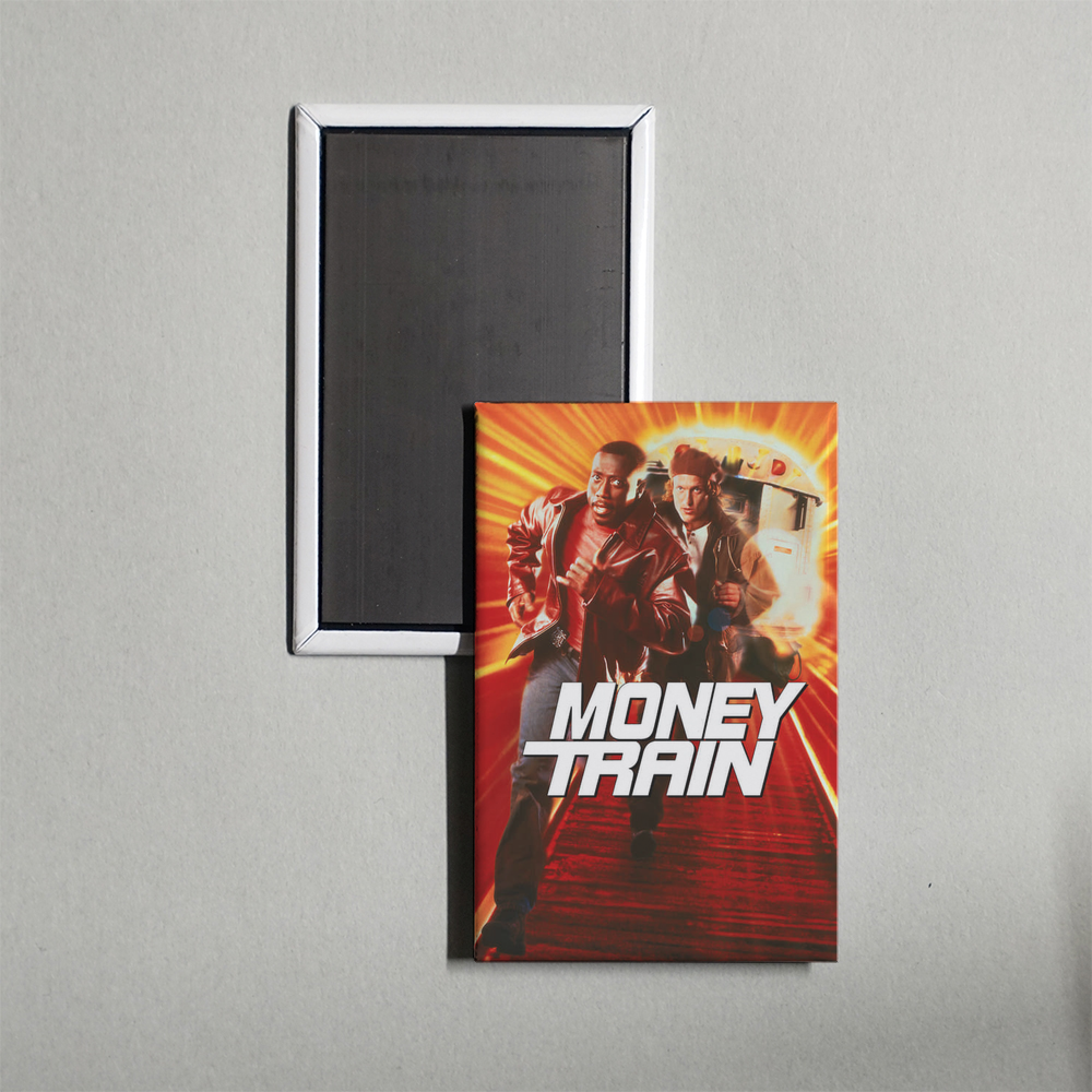 Money Train Mini Movie Fridge Magnet