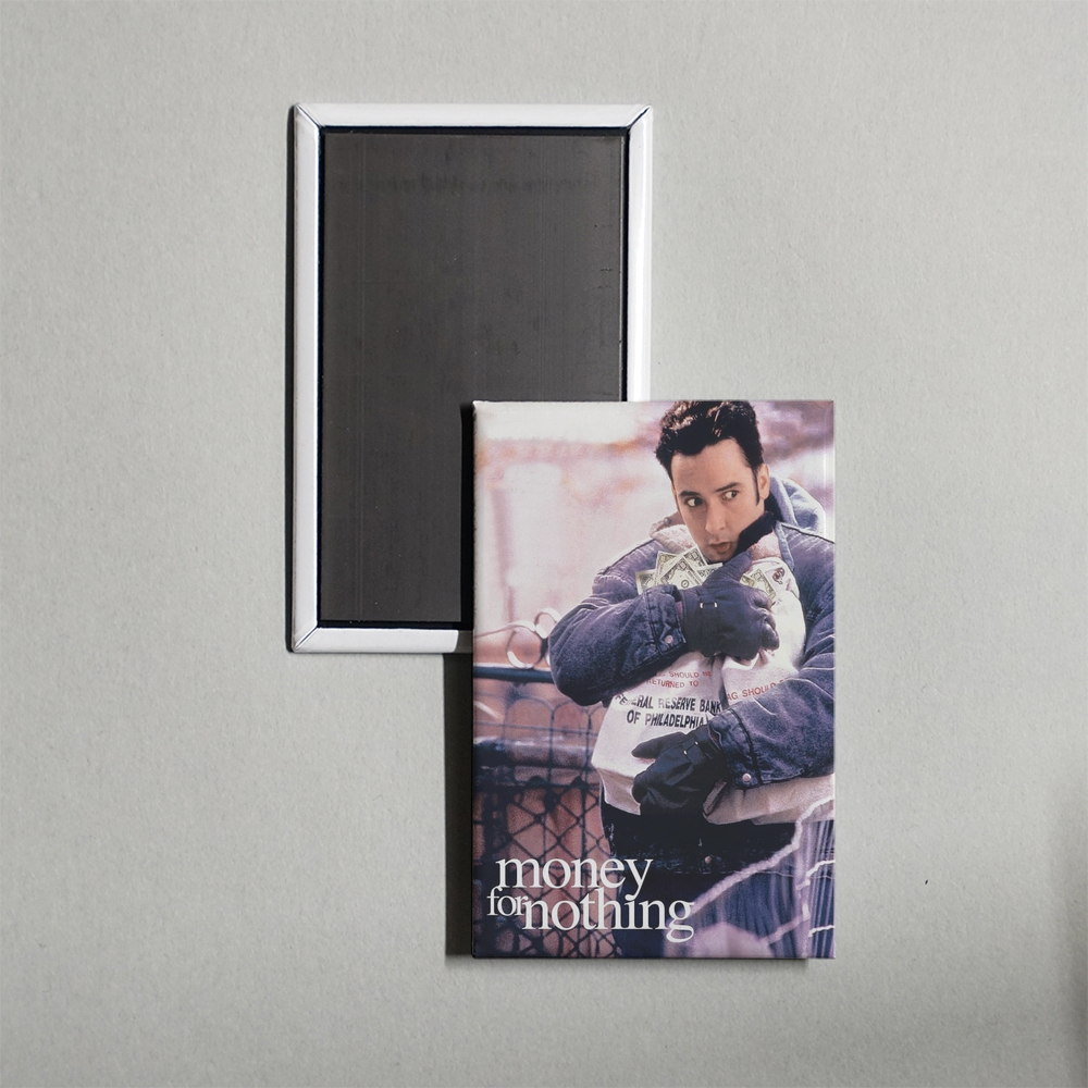 Money for Nothing Mini Movie Fridge Magnet