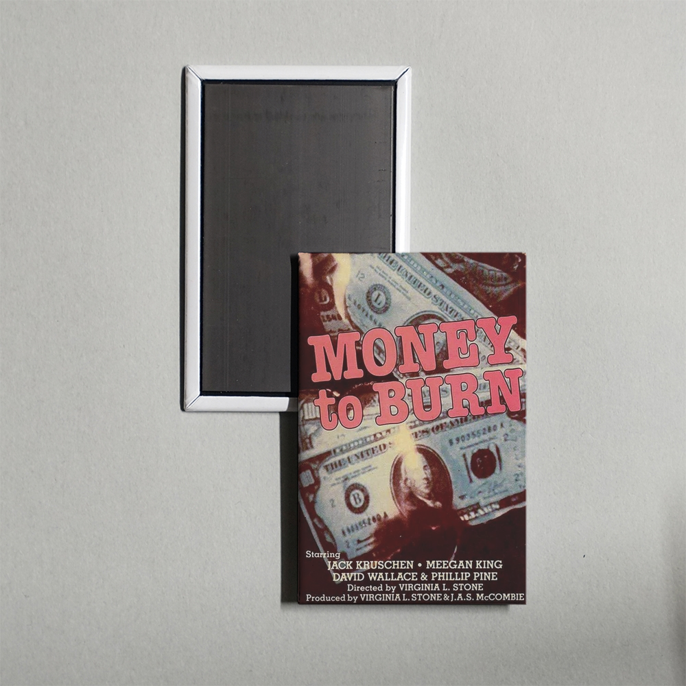 Money to Burn Mini Movie Fridge Magnet