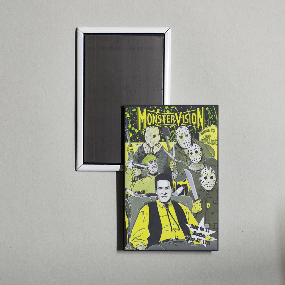 MonsterVision TV Show Fridge Magnet