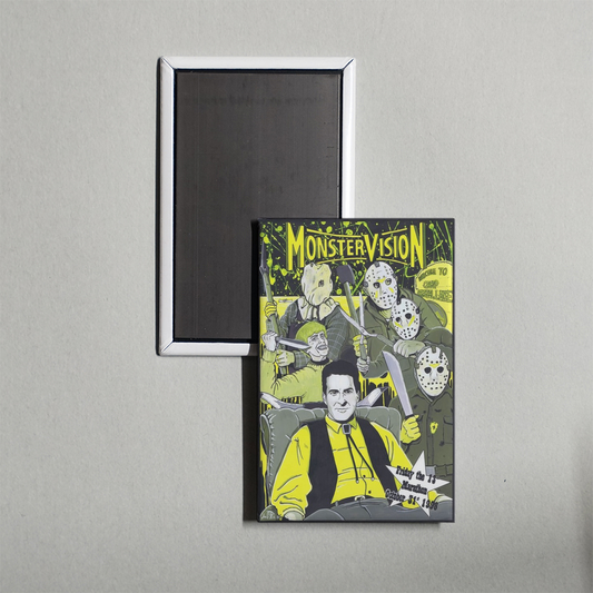 MonsterVision TV Show Fridge Magnet