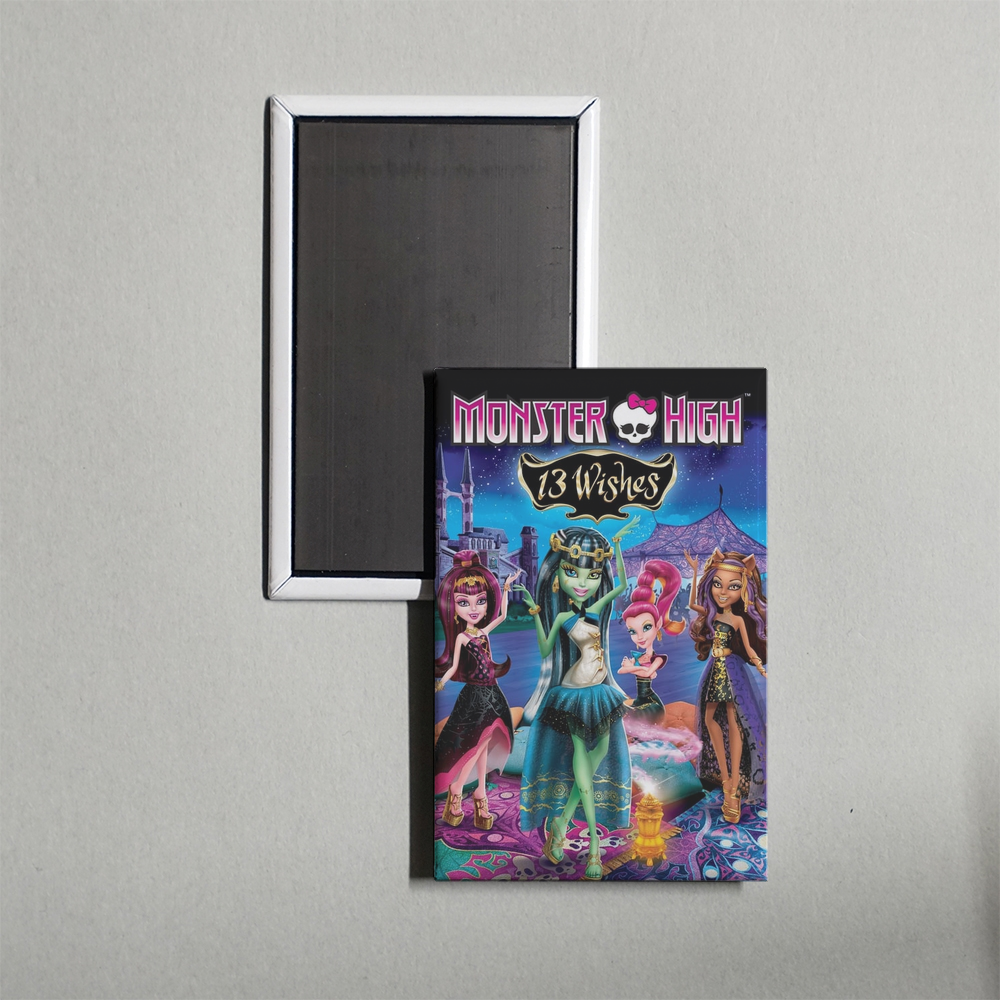 Monster High 13 Wishes Mini Movie Fridge Magnet