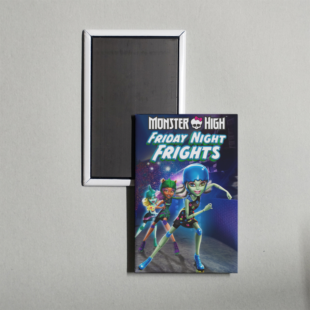 Monster High Friday Night Frights Mini Movie Fridge Magnet