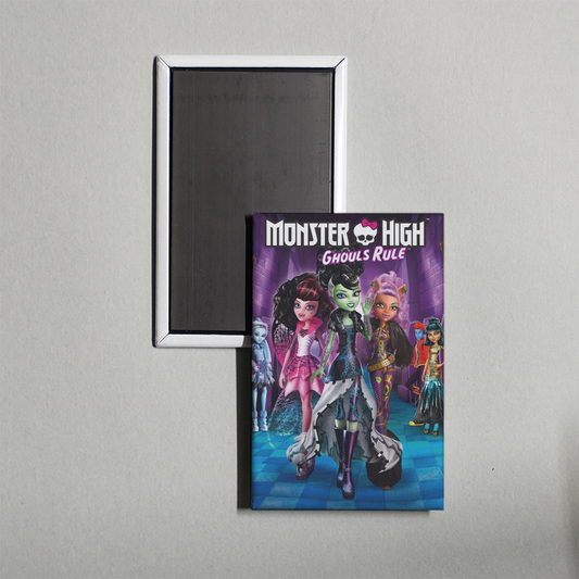 Monster High Ghouls Rule Mini Movie Fridge Magnet