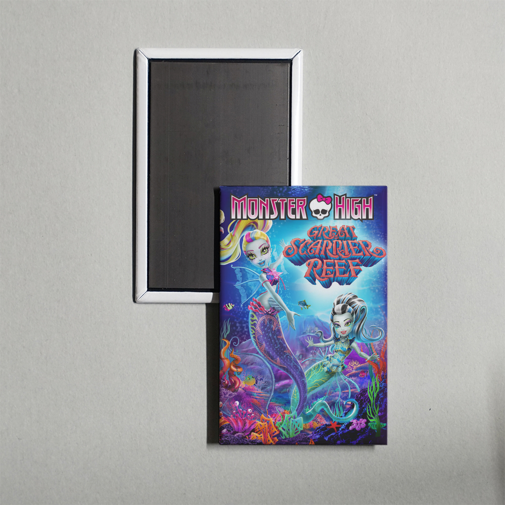 Monster High Great Scarrier Reef Mini Movie Fridge Magnet