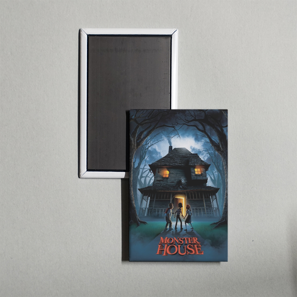 Monster House Mini Movie Fridge Magnet
