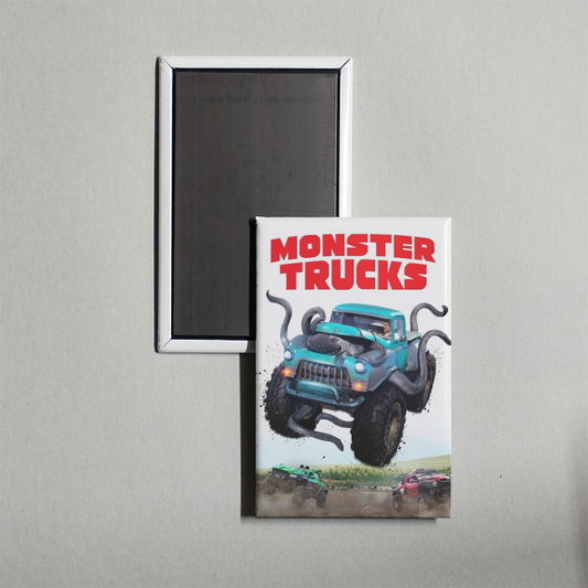 Monster Trucks Mini Movie Fridge Magnet