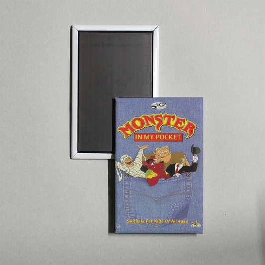 Monster in My Pocket The Big Scream Mini Movie Fridge Magnet