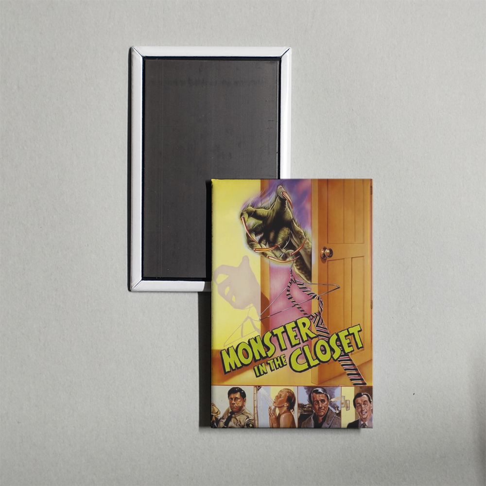 Monster in the Closet Mini Movie Fridge Magnet