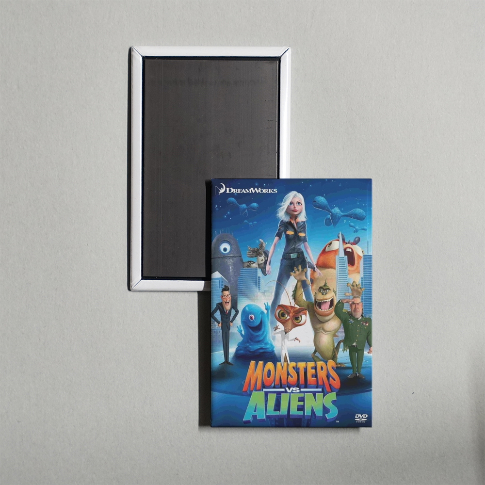 Monsters vs. Aliens TV Show Fridge Magnet