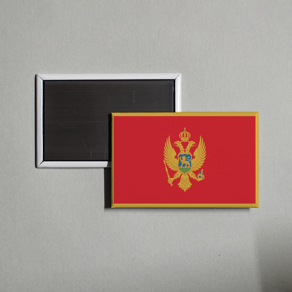 Montenegro Flag Fridge Magnet