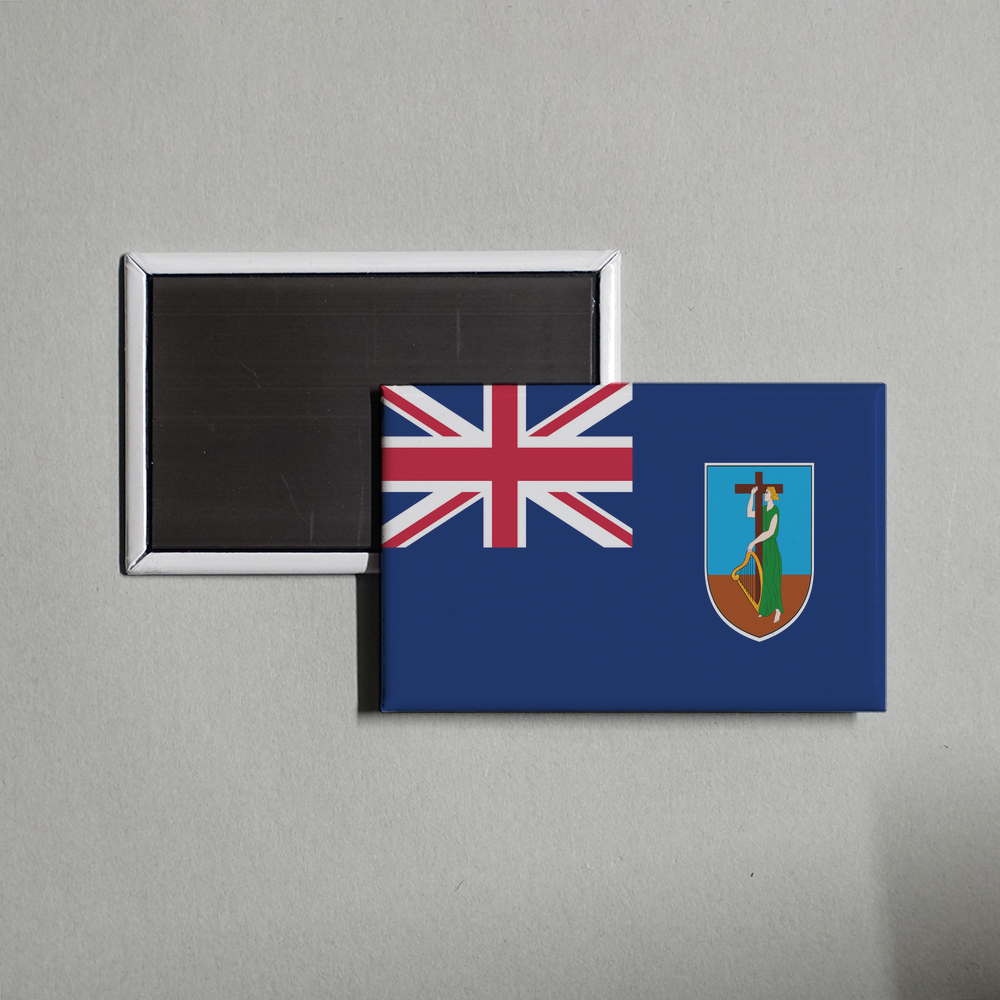 Montserrat Flag Fridge Magnet