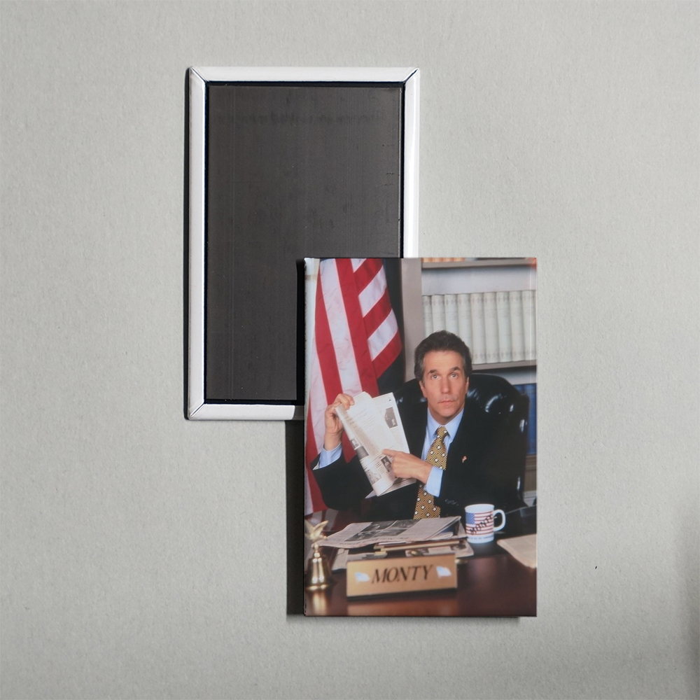 Monty TV Show Fridge Magnet