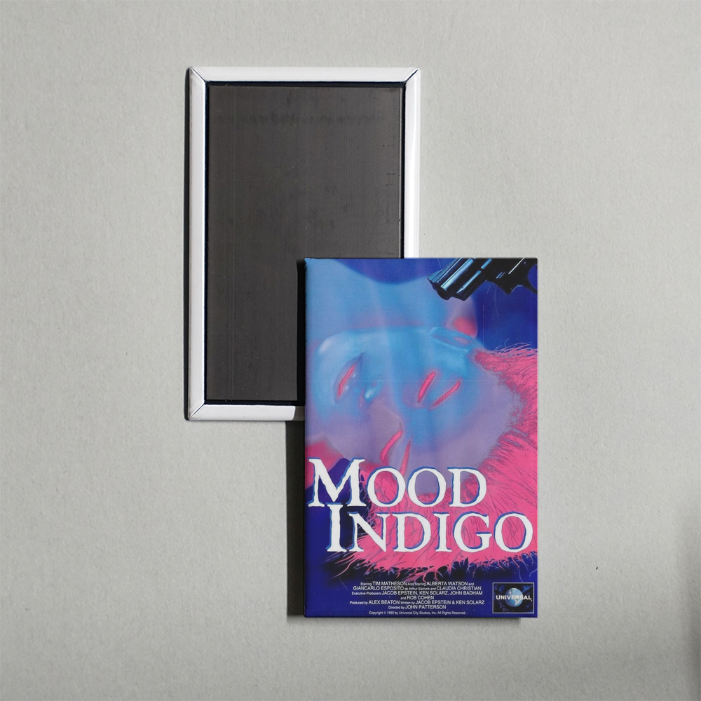 Mood Indigo Mini Movie Fridge Magnet