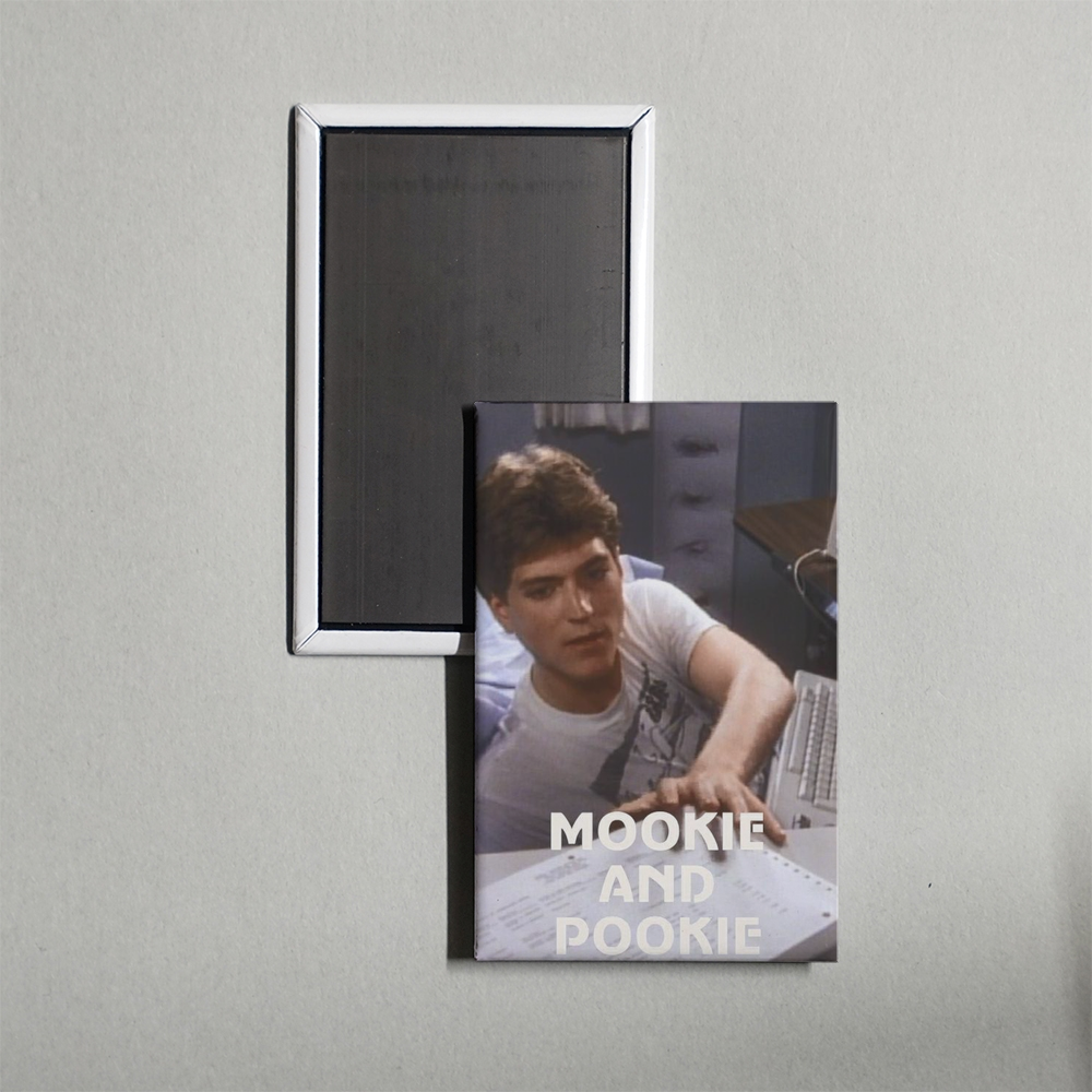 Mookie and Pookie Mini Movie Fridge Magnet