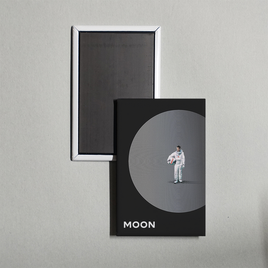 Moon Mini Movie Fridge Magnet