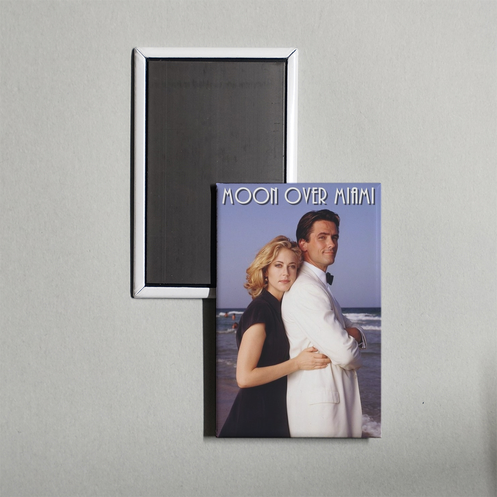 Moon Over Miami TV Show Fridge Magnet