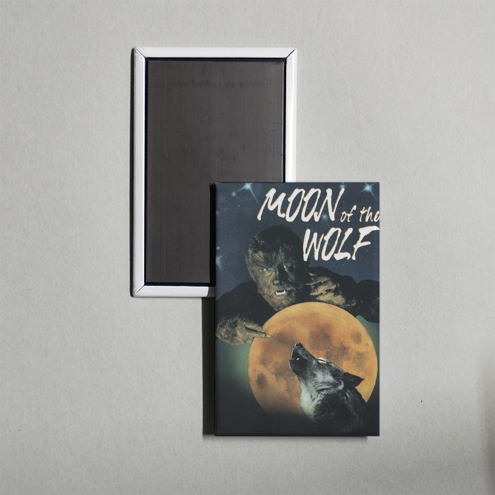 Moon of the Wolf Mini Movie Fridge Magnet