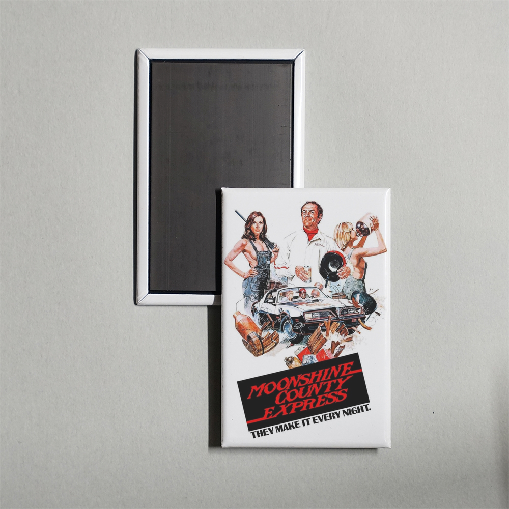 Moonshine County Express Mini Movie Fridge Magnet