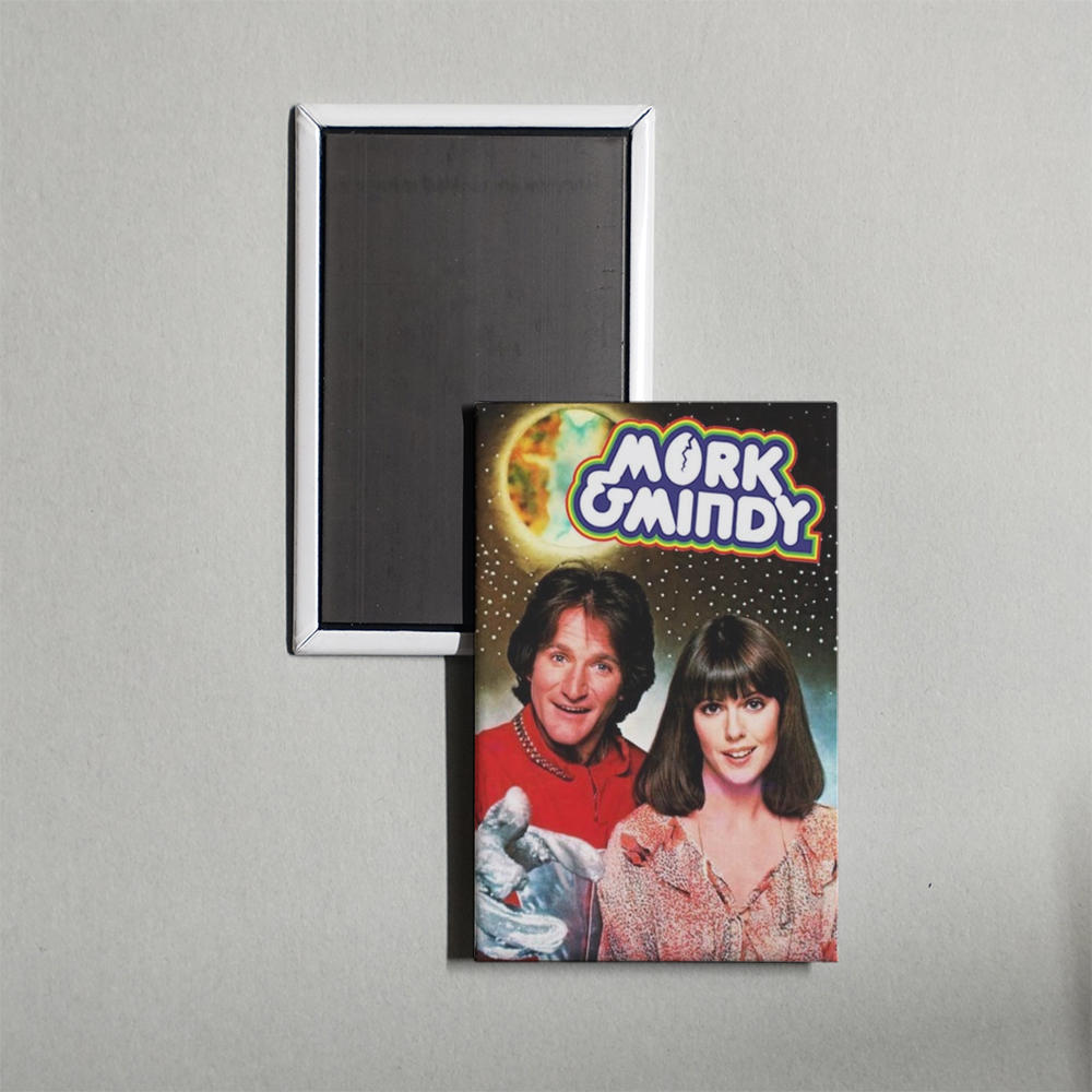 Mork & Mindy TV Show Fridge Magnet