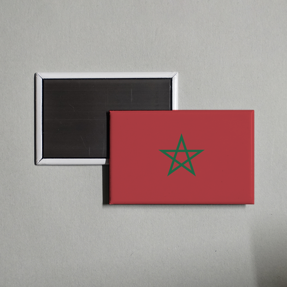 Morocco Flag Fridge Magnet