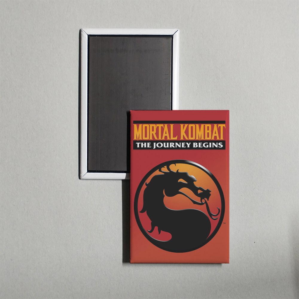 Mortal Kombat The Journey Begins Mini Movie Fridge Magnet