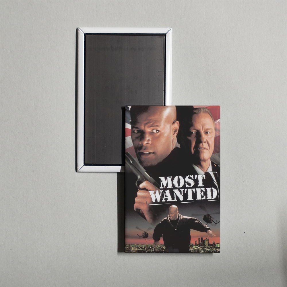 Most Wanted Mini Movie Fridge Magnet