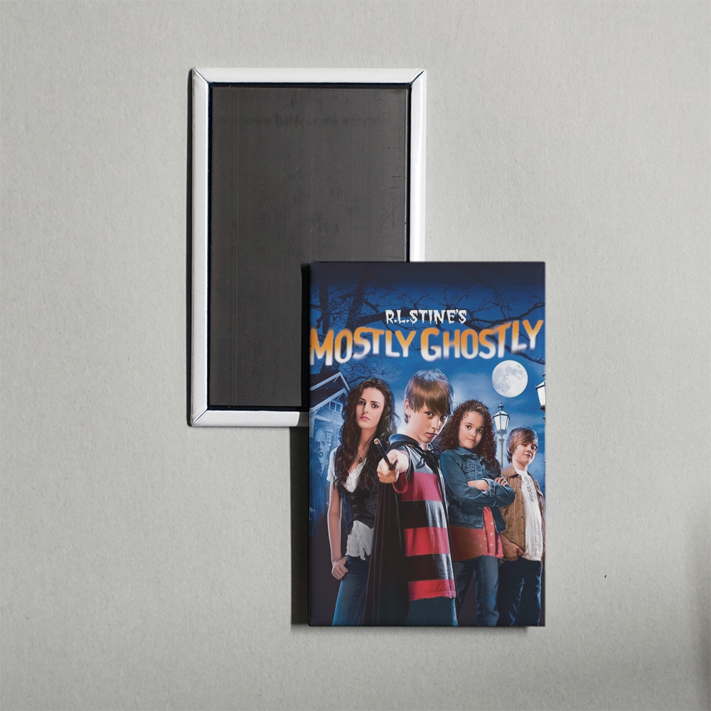 Mostly Ghostly Mini Movie Fridge Magnet