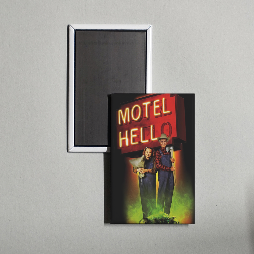 Motel Hell Mini Movie Fridge Magnet