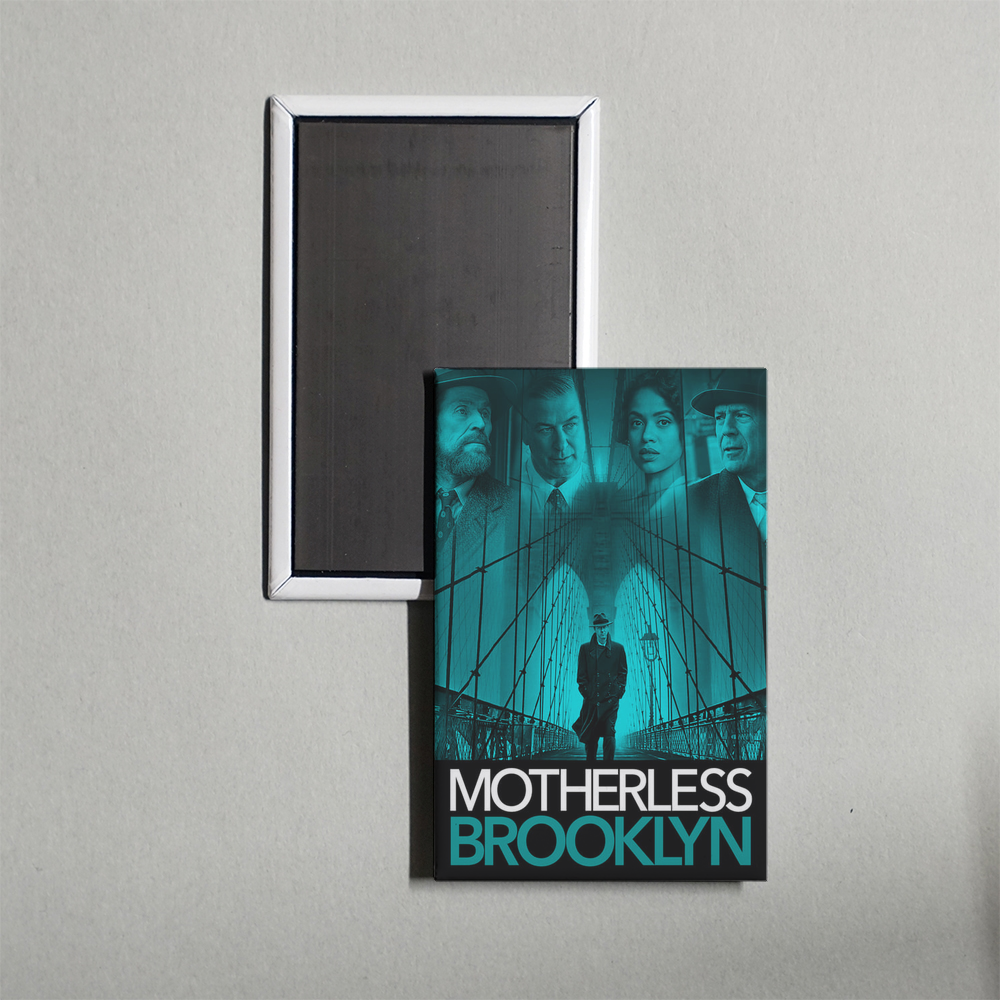 Motherless Brooklyn Mini Movie Fridge Magnet