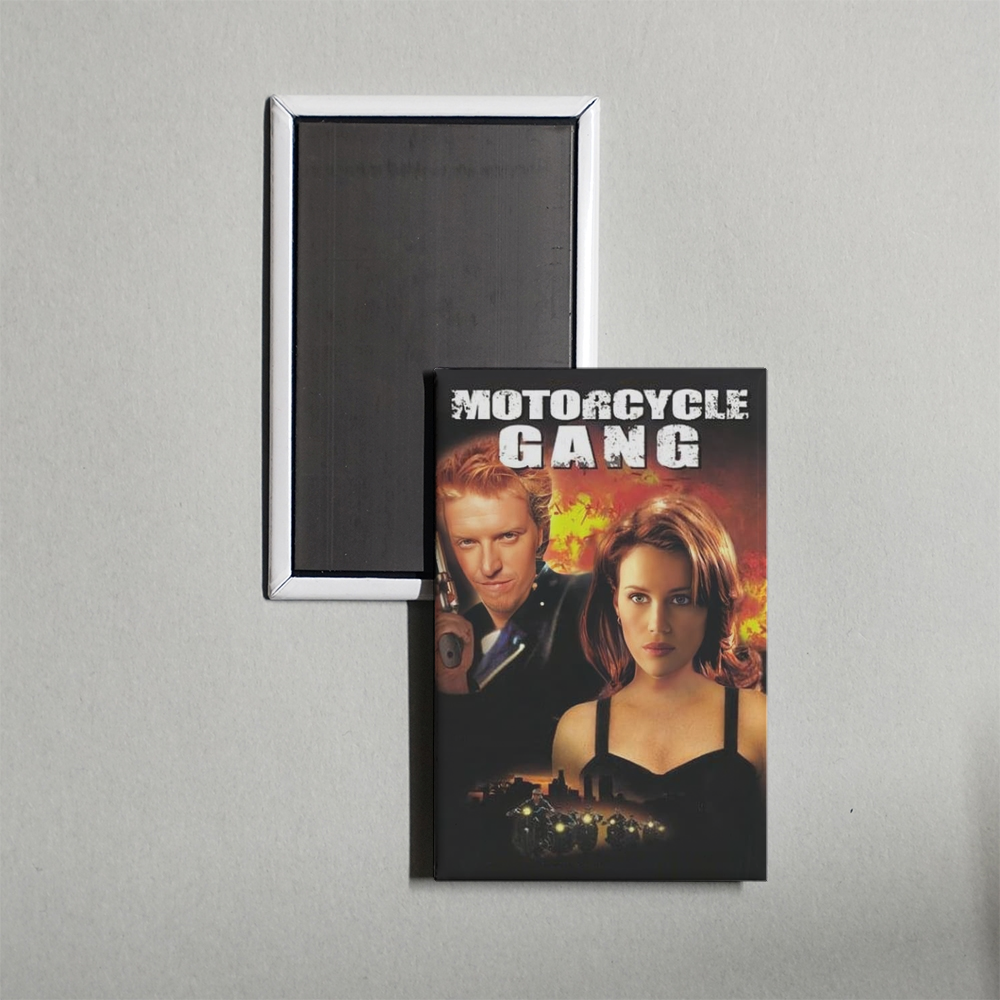 Motorcycle Gang Mini Movie Fridge Magnet
