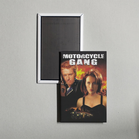 Motorcycle Gang Mini Movie Fridge Magnet