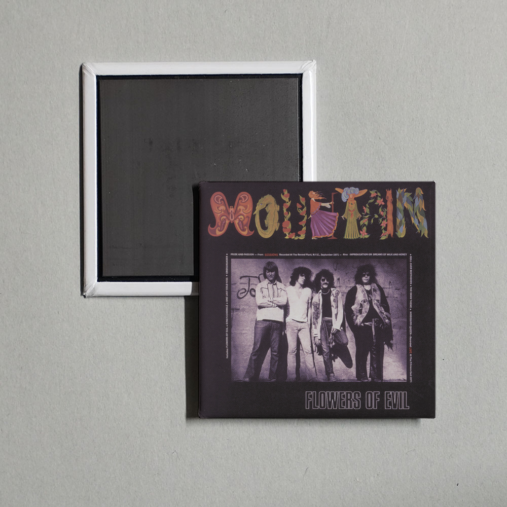 Mountain - Flowers Of Evil Album Cover Fridge Magnet