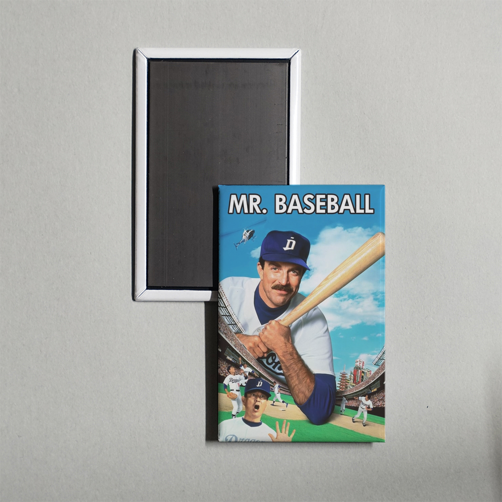 Mr. Baseball Mini Movie Fridge Magnet