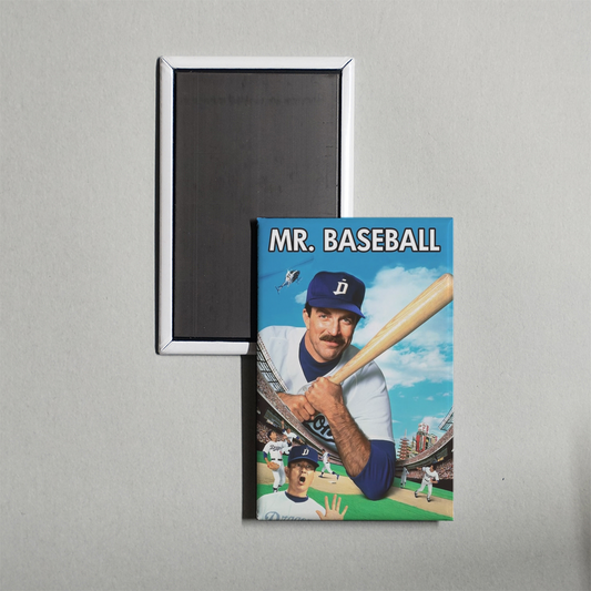 Mr. Baseball Mini Movie Fridge Magnet