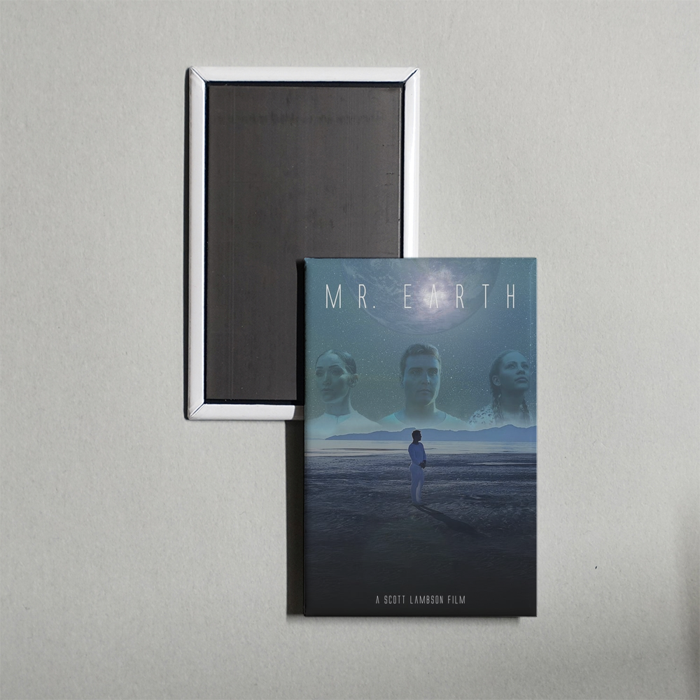 Mr. Earth Mini Movie Fridge Magnet