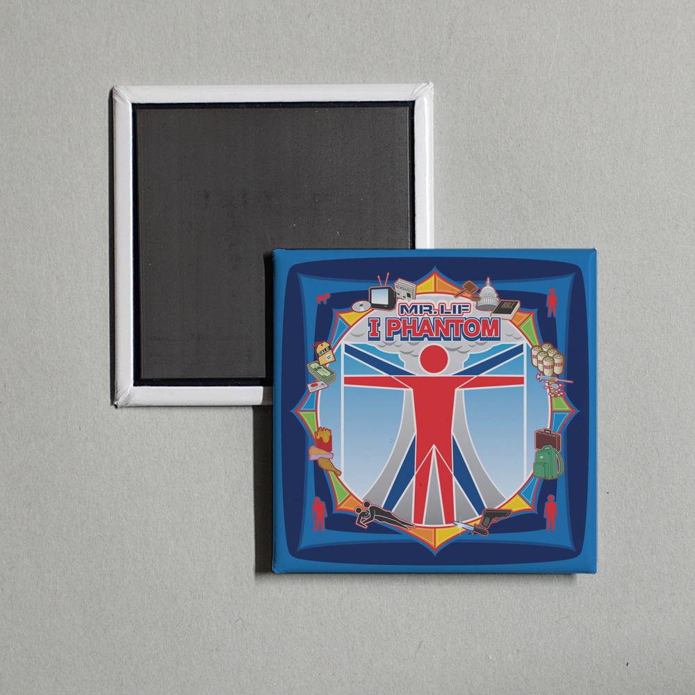 Mr. Lif - I Phantom Album Cover Fridge Magnet