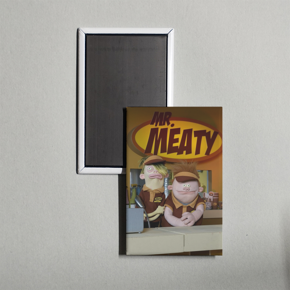 Mr. Meaty TV Show Fridge Magnet
