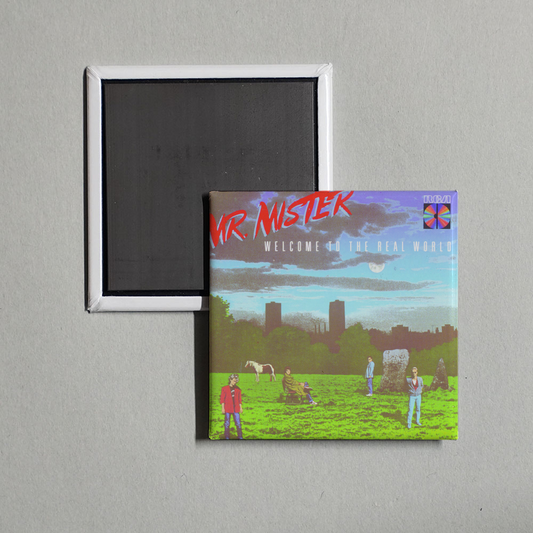 Mr. Mister - Welcome To The Real World Album Cover Fridge Magnet