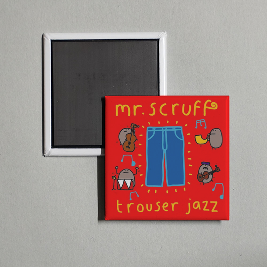 Mr. Scruff - Trouser Jazz Album Cover Fridge Magnet