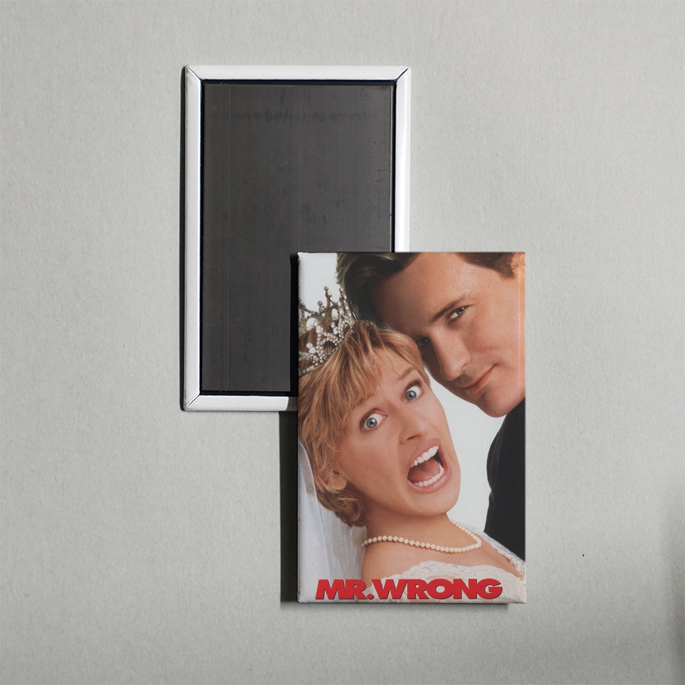 Mr. Wrong Mini Movie Fridge Magnet
